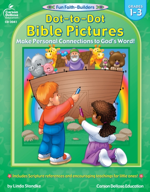 Cover image for book Dot-to-Dot Bible Pictures, Grades 1 - 3