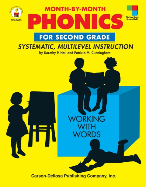 Cover image for book Month-by-Month Phonics for Second Grade
