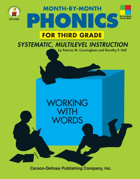 Cover image for book Month-by-Month Phonics for Third Grade