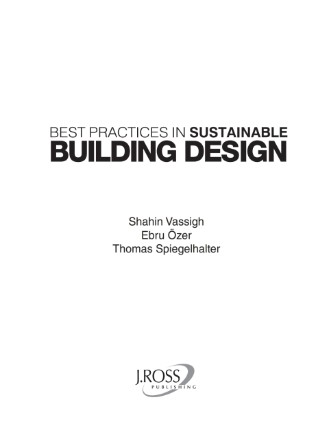 Cover image for book Best Practices in Sustainable Building Design