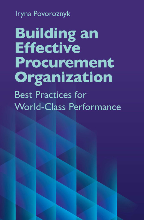 Cover image for book Building an Effective Procurement Organization