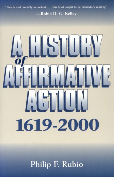Cover image for book A History of Affirmative Action, 1619-2000