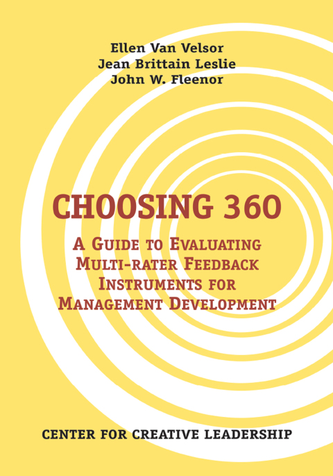 Cover image for book Choosing 360: A Guide to Evaluating Multi-rater Feedback Instruments for Management Development