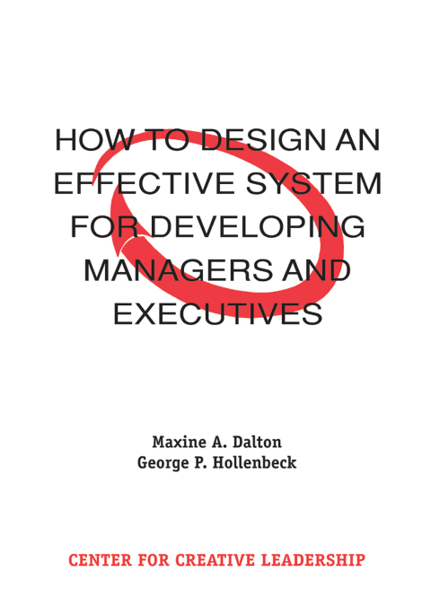 Cover image for book How to Design an Effective System for Developing Managers and Executives