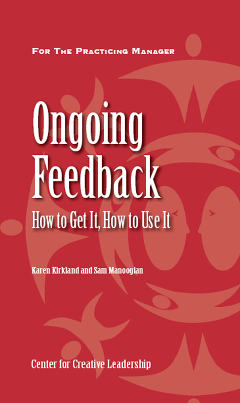 Cover image for book Ongoing Feedback: How To Get It, How To Use It