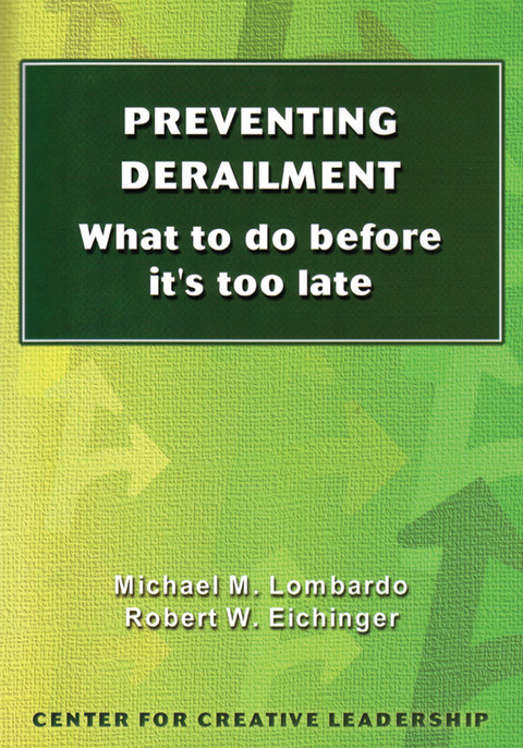Cover image for book Preventing Derailment: What To Do Before It's Too Late