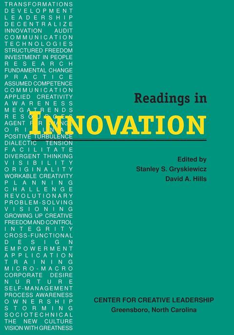 Cover image for book Readings in Innovation