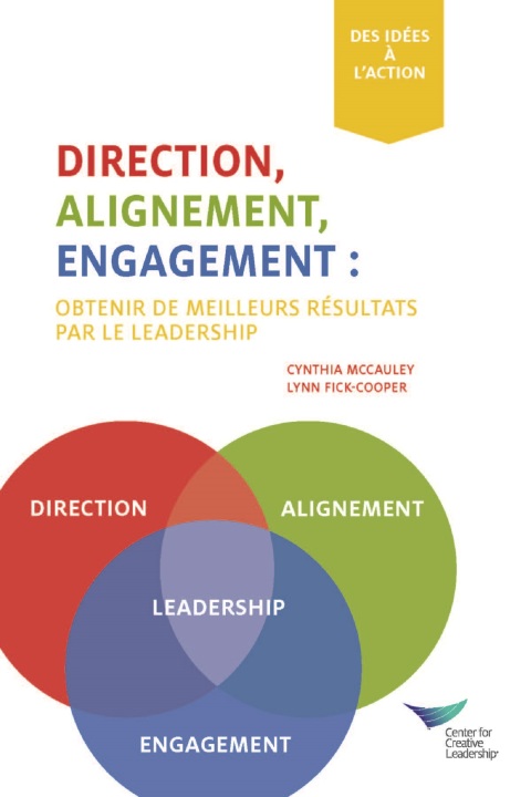 Cover image for book Direction, Alignment, Commitment: Achieving Better Results Through Leadership, First Edition (French)