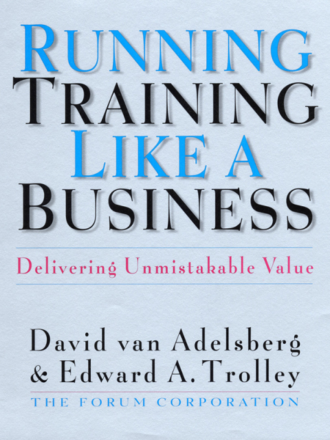 Cover image for book Running Training Like a Business