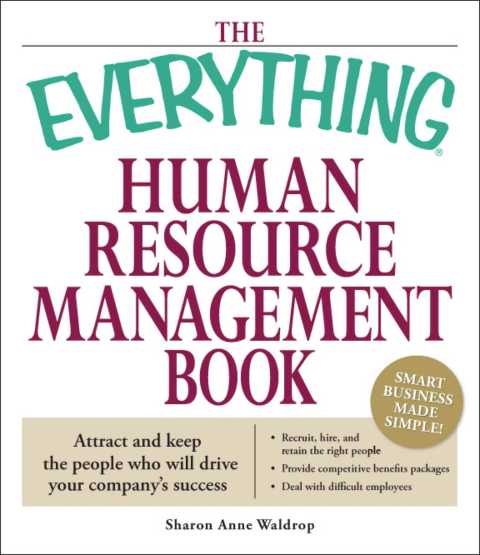 Cover image for book The Everything Human Resource Management Book