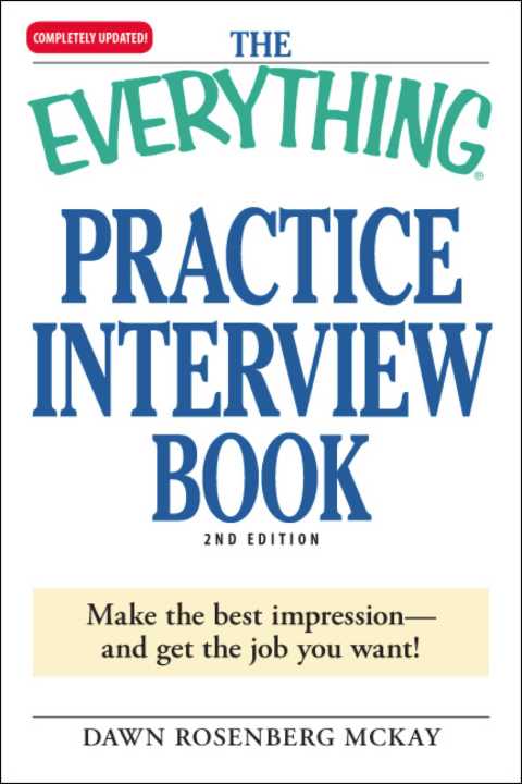 Cover image for book The Everything Practice Interview Book
