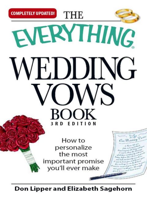 Cover image for book The Everything Wedding Vows Book