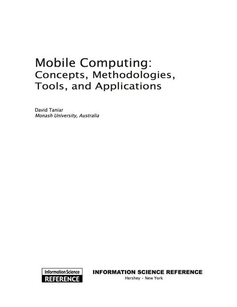 Cover image for book Mobile Computing