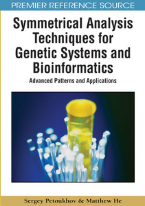 Cover image for book Symmetrical Analysis Techniques for Genetic Systems and Bioinformatics