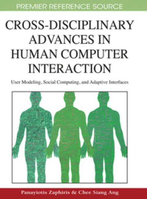 Cover image for book Cross-Disciplinary Advances in Human Computer Interaction