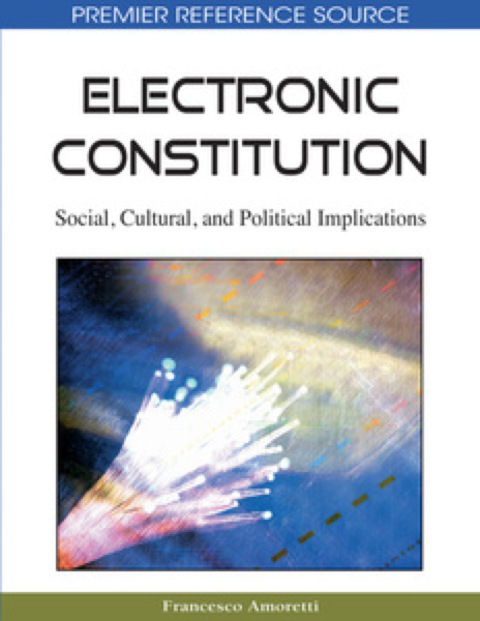 Cover image for book Electronic Constitution