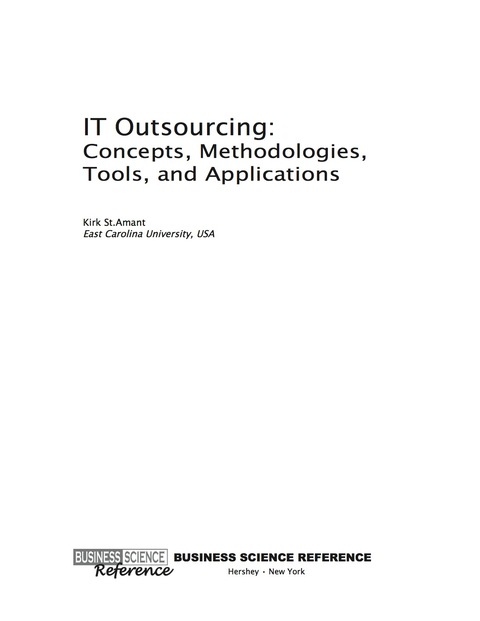 Cover image for book IT Outsourcing