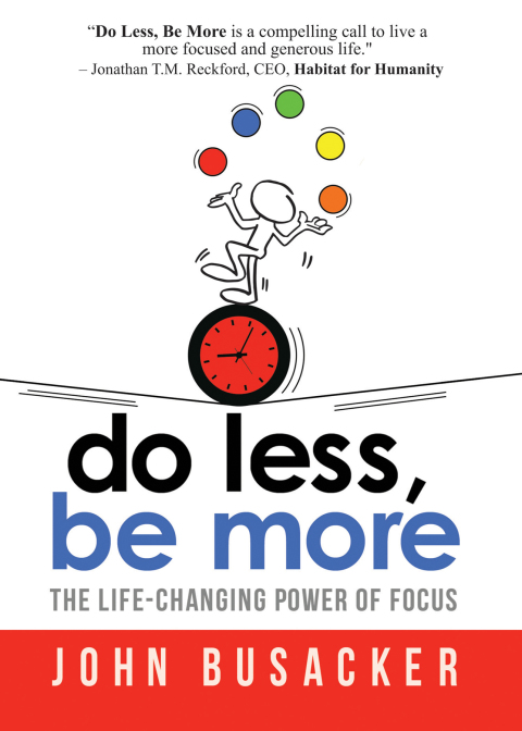 Cover image for book Do Less, Be More
