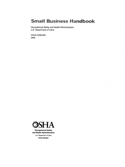 Cover image for book Small Business Handbook