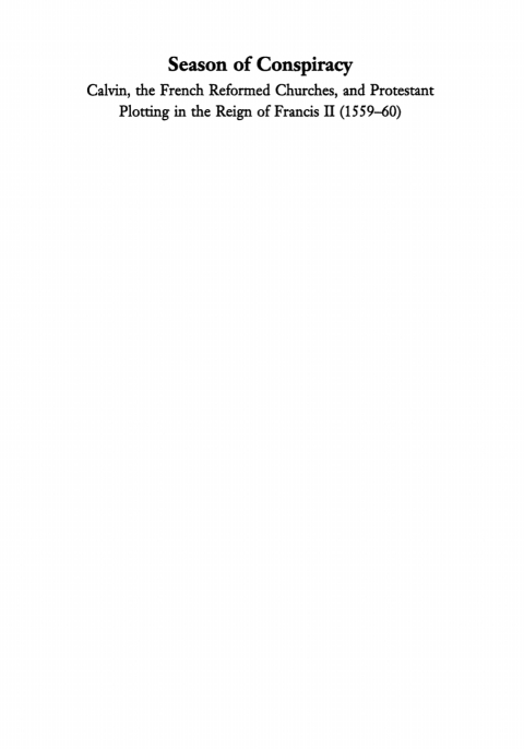 Cover image for book Season of Conspiracy