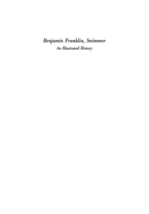 Cover image for book Benjamin Franklin, Swimmer