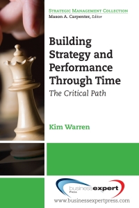 Cover image: Building Strategy and Performance Through Time 9781606490372