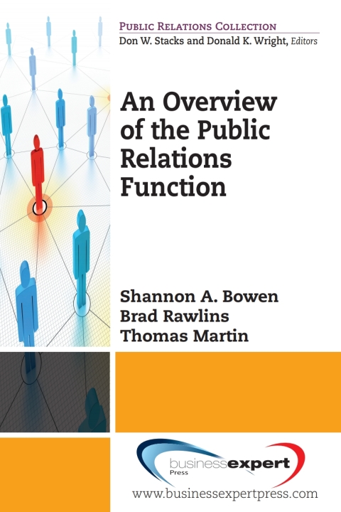 Cover image for book An Overview of the Public Relations Function
