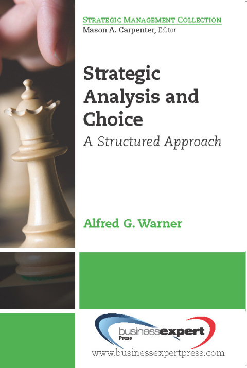 Cover image for book Strategic Analysis and Choice