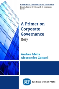 Cover image: A Primer on Corporate Governance 9781606498842
