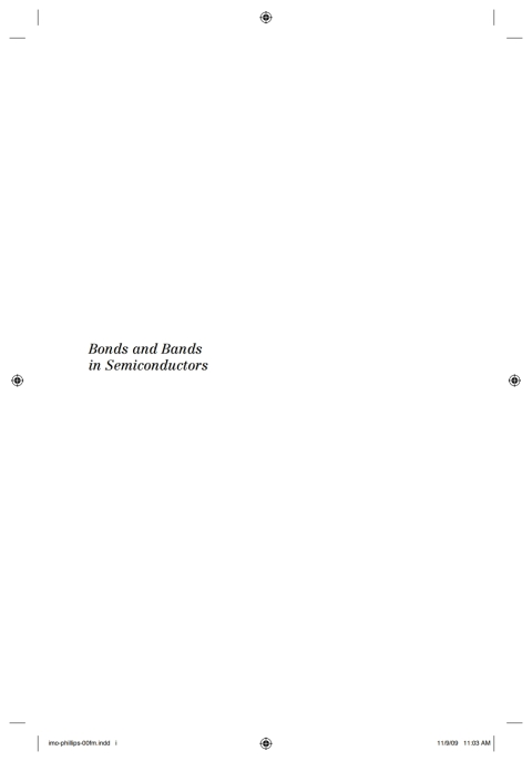 Cover image for book Bonds and Bands in Semiconductors