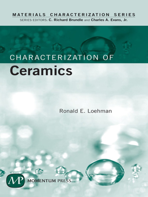 Cover image for book Characterization of Ceramics