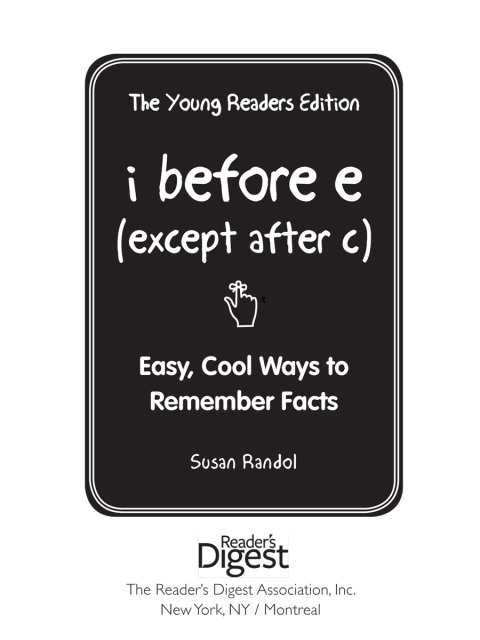 Cover image for book I Before E (Except After C): The Young Readers Edition