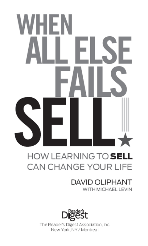 Cover image for book When All Else Fails, Sell!