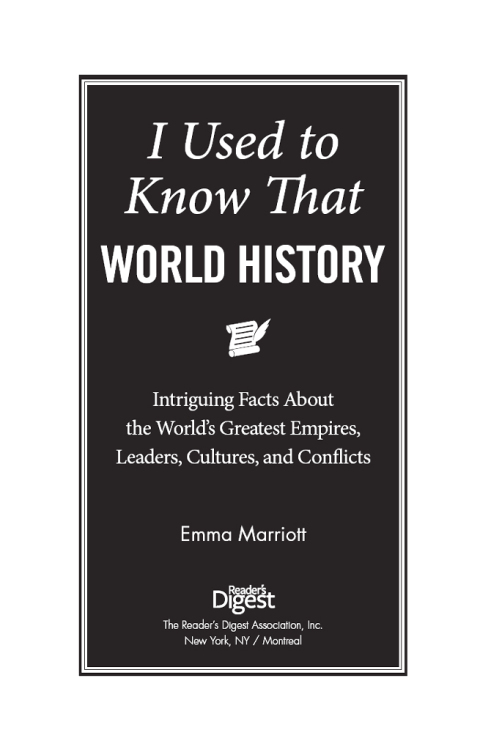 Cover image for book I Used to Know That: World History