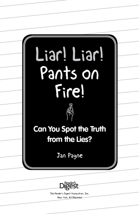 Cover image for book Liar! Liar! Pants on Fire!