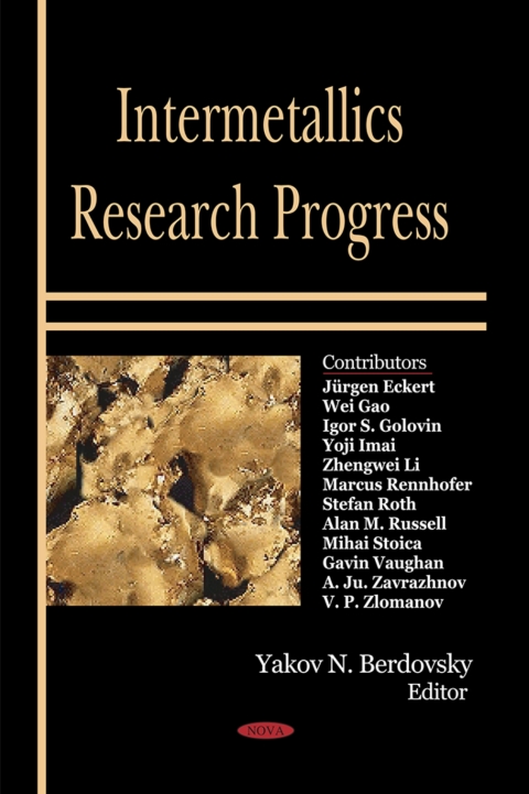 Cover image for book Intermetallics Research Progress