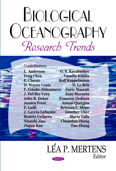 Cover image for book Biological Oceanography Research Trends
