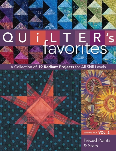 Cover image for book Quilter's Favorites--Pieced Points & Stars