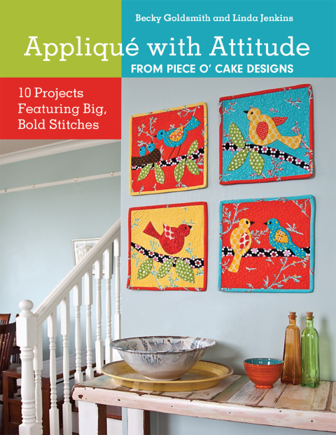 Cover image for book Appliqué with Attitude from Piece O'Cake Designs