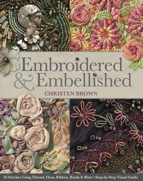 Cover image for book Embroidered & Embellished