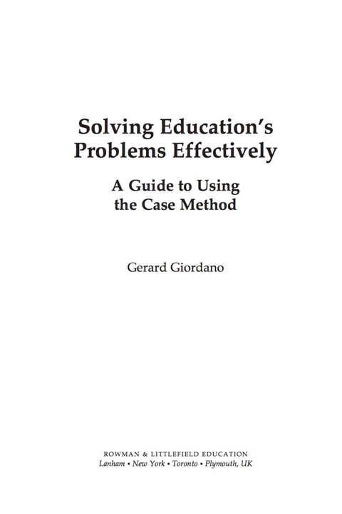 Cover image for book Solving Education's Problems Effectively