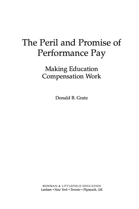 Cover image for book The Peril and Promise of Performance Pay