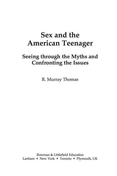 Cover image for book Sex and the American Teenager