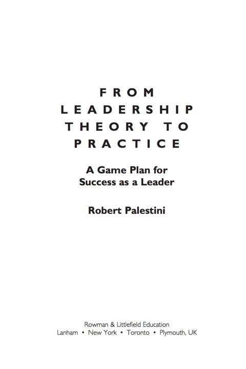 Cover image for book From Leadership Theory to Practice