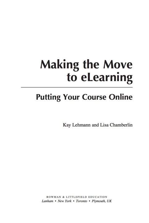 Cover image for book Making the Move to eLearning