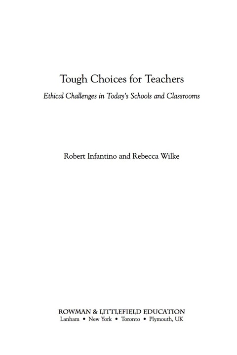 Cover image for book Tough Choices for Teachers