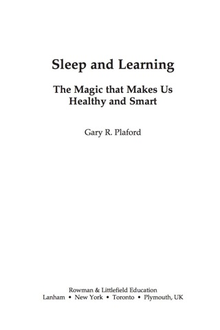 Sleep and Learning