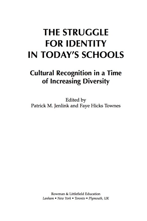 Cover image for book The Struggle for Identity in Today's Schools