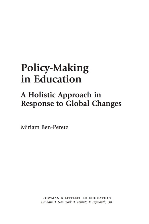 Cover image for book Policy-Making in Education