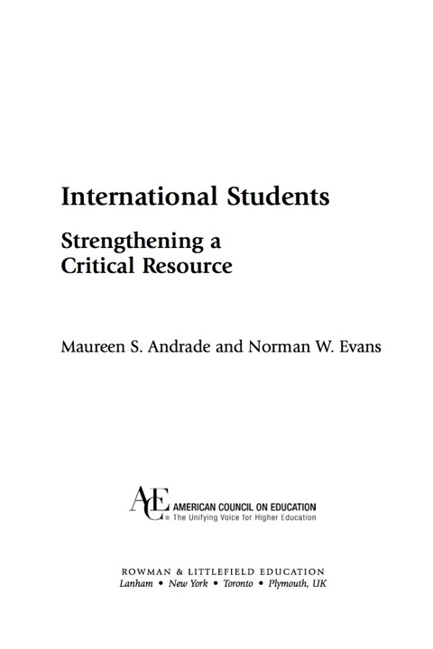 Cover image for book International Students